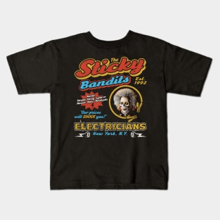 Sticky Bandits Electricians Kids T-Shirt